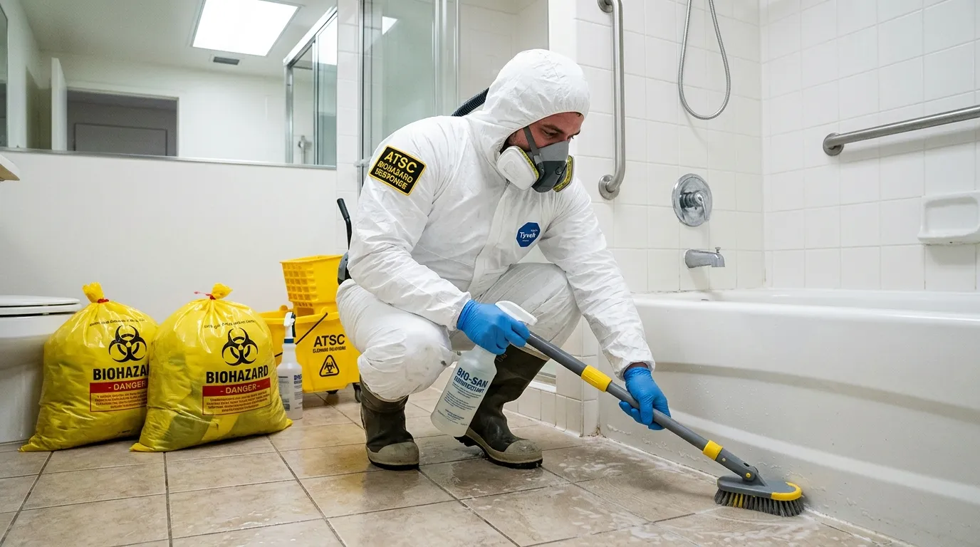 Decontamination equipment deployed for Blood Cleanup in Holly Hill